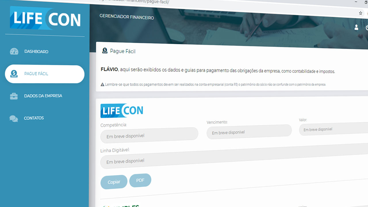 Gerenciador Financeiro LifeCon
